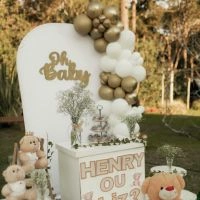 Baby Shower Canopy Decor